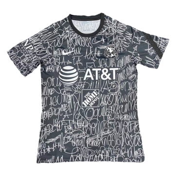 Club America 'Las Águilas x Los Angeles' Pre Match Training Black Jersey Replica 2021/22