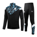 Marseilles Kid's Training Kit (Jacket+Pants) High Neck Collar Blue&Black 2021/22