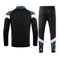 Marseilles Kid's Training Kit (Jacket+Pants) High Neck Collar Blue&Black 2021/22