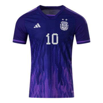 Argentina Messi #10 Jersey Away Player Version World Cup 2022