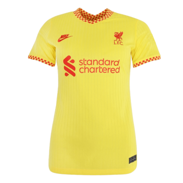 Liverpool Women's Soccer Jersey Third Away Replica 2021/22
